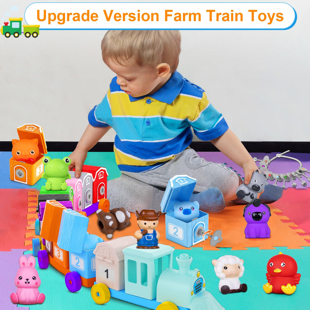 Tubkam farm animal finger puppets support imaginative storytelling and language development.