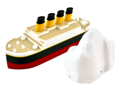 TUBTASTIC Titanic 6-inch toy for imaginative bath time adventures.