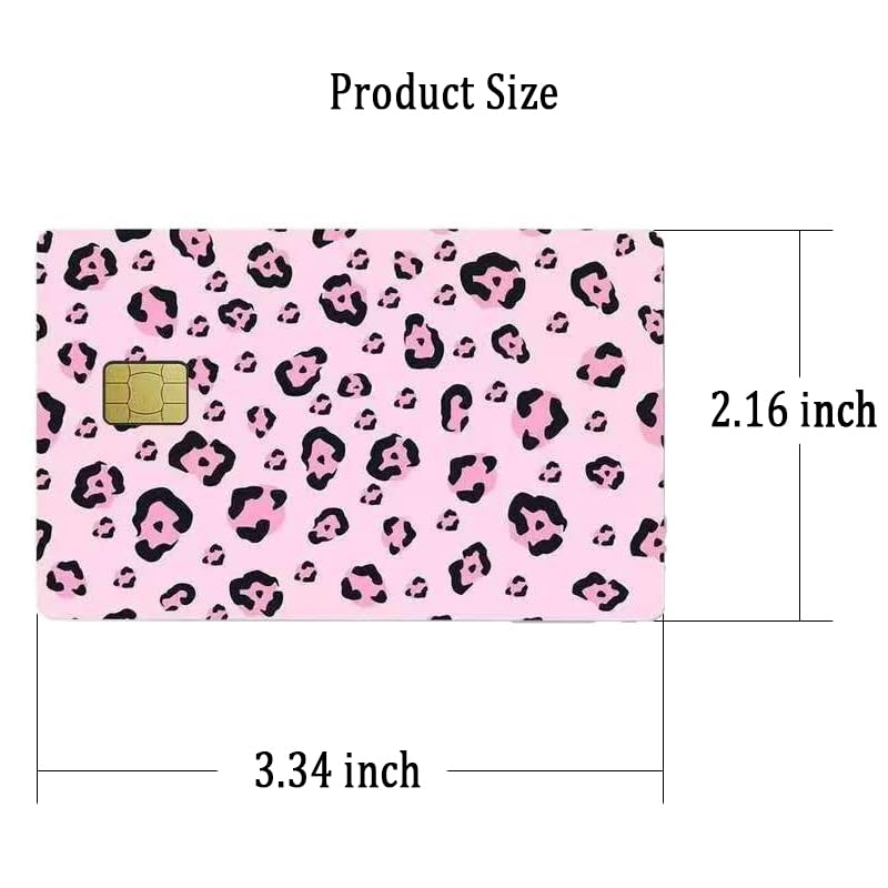 TUCEWP easy peel-and-stick application for leopard card skins.