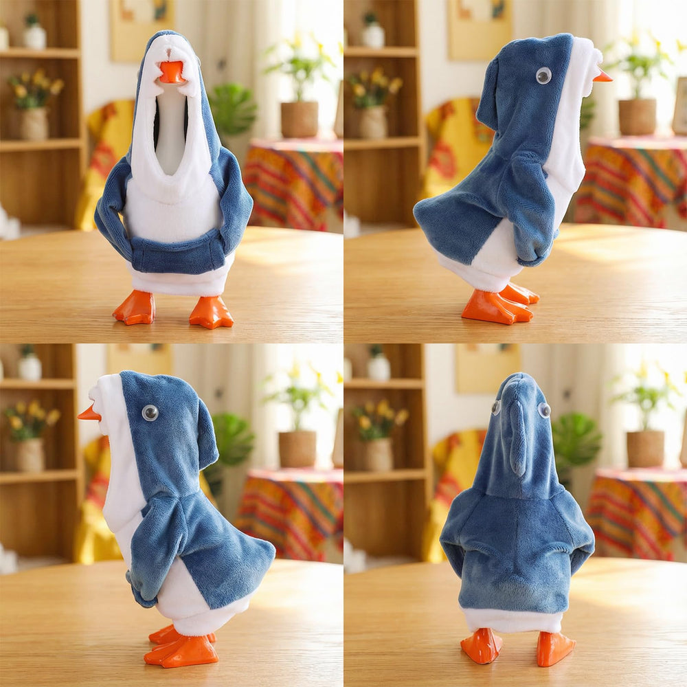 Tucnoeu Mini Desk Goose Outfit adds charm with easy-on, easy-off design