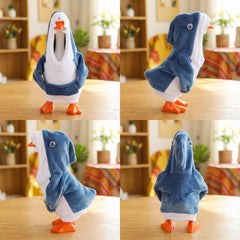 Tucnoeu Mini Desk Goose Outfit adds charm with easy-on, easy-off design