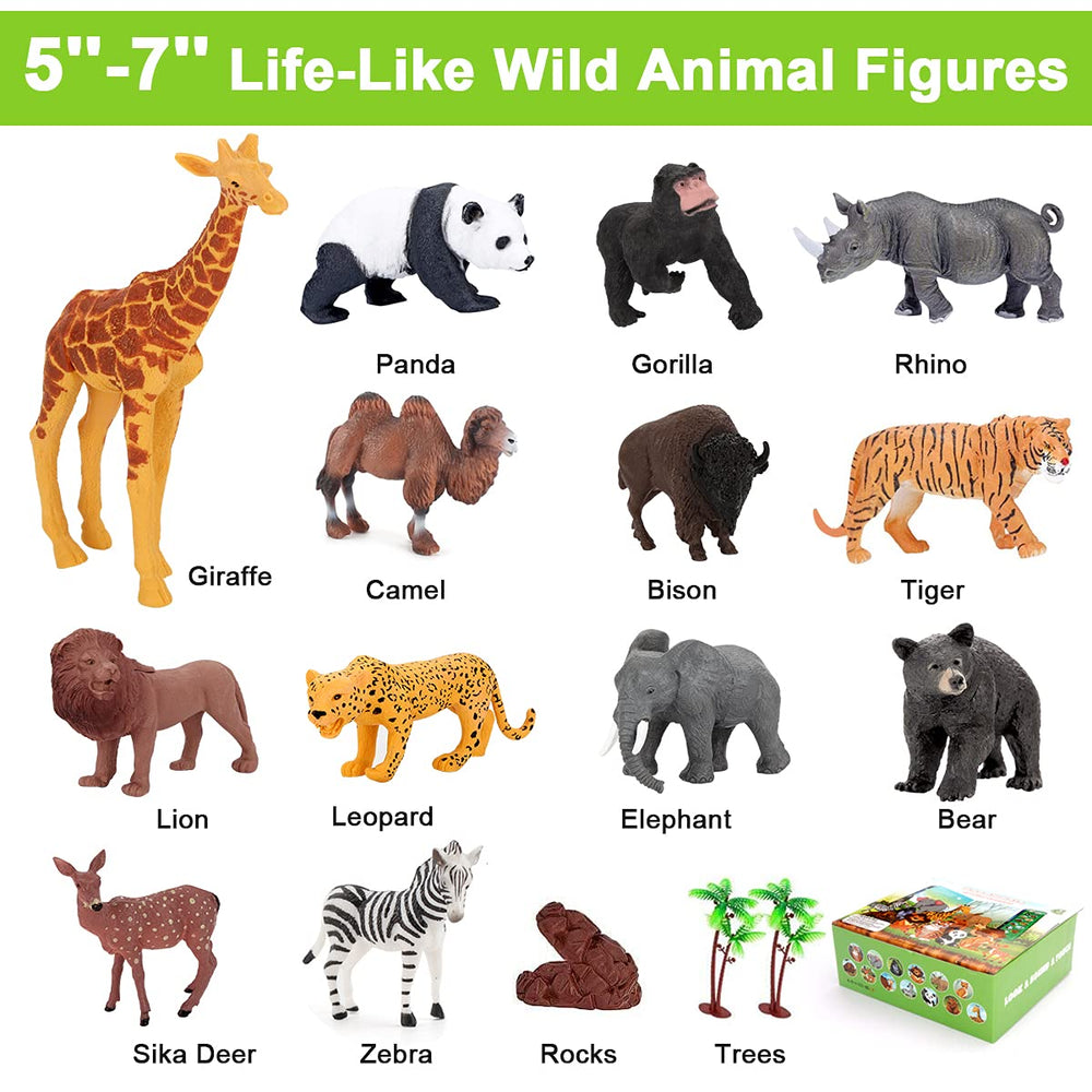 Tudoccy Safari Animals gorilla figure for hands-on discovery and animal recognition.