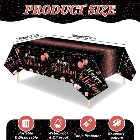 Tudomro tablecloth size 54x108 inches covers large rectangular tables.