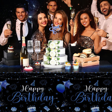 Tudomro waterproof plastic cover protects surfaces during busy birthday parties.