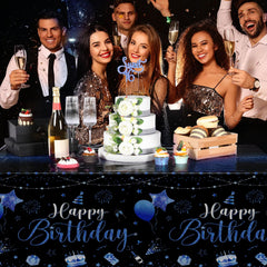 Tudomro waterproof plastic cover protects surfaces during busy birthday parties.