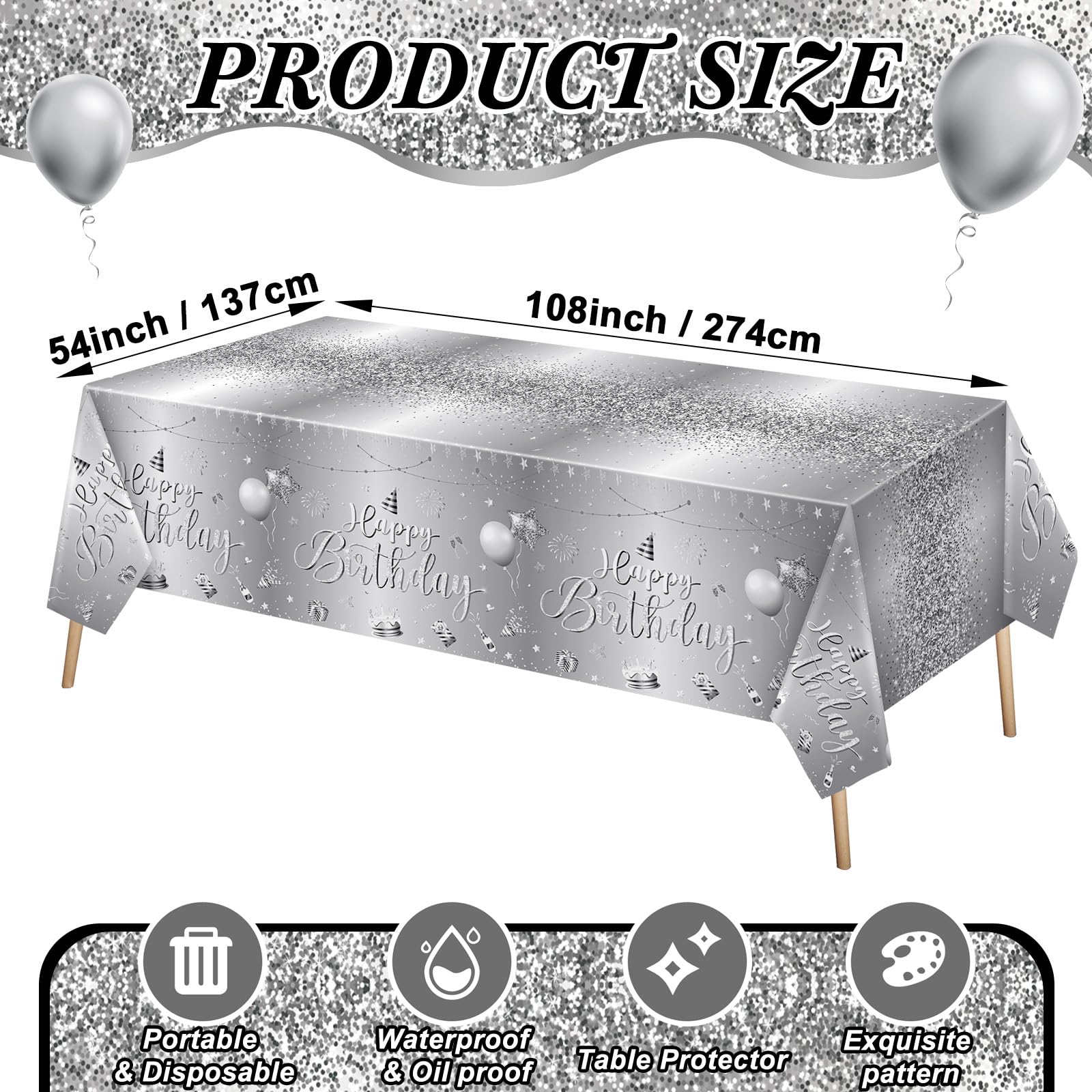 Tudomro three-piece pack offers disposable convenience after the party.