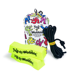 TUG O' WOBBLE balance blocks ready for backyard balance challenges.