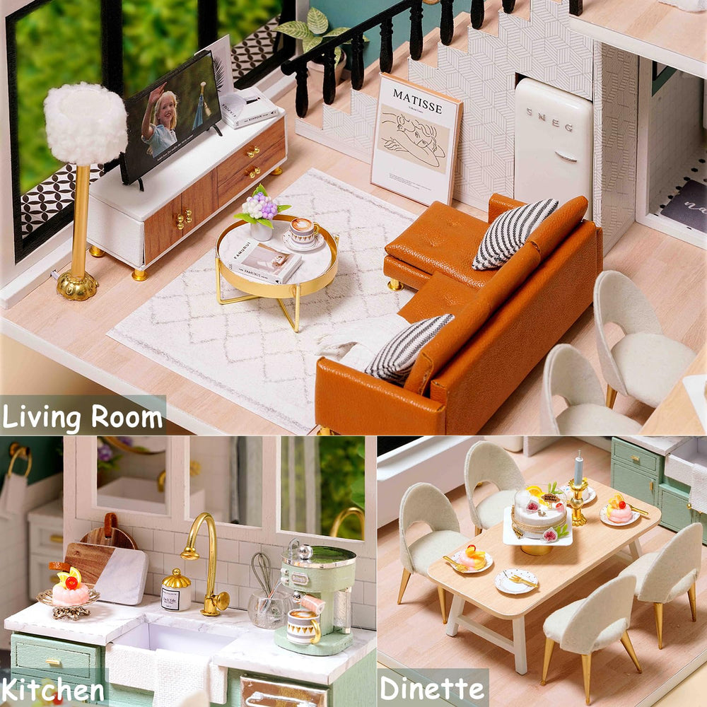TuKIIE dollhouse assembly instructions guide a satisfying build.