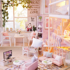 TuKIIE open-kitchen dollhouse furniture ideal for cozy play scenes