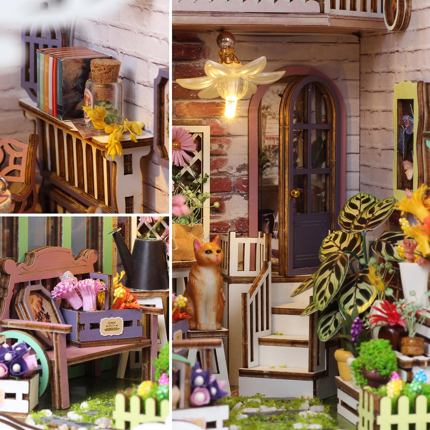 TuKIIE Miniature garden details add lifelike charm