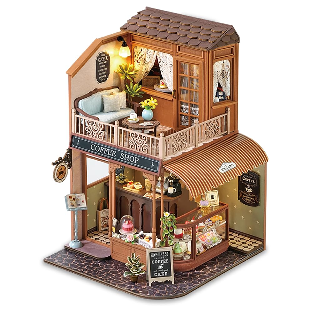 TuKIIE DIY miniature dollhouse kit—detailed pieces for imaginative play.