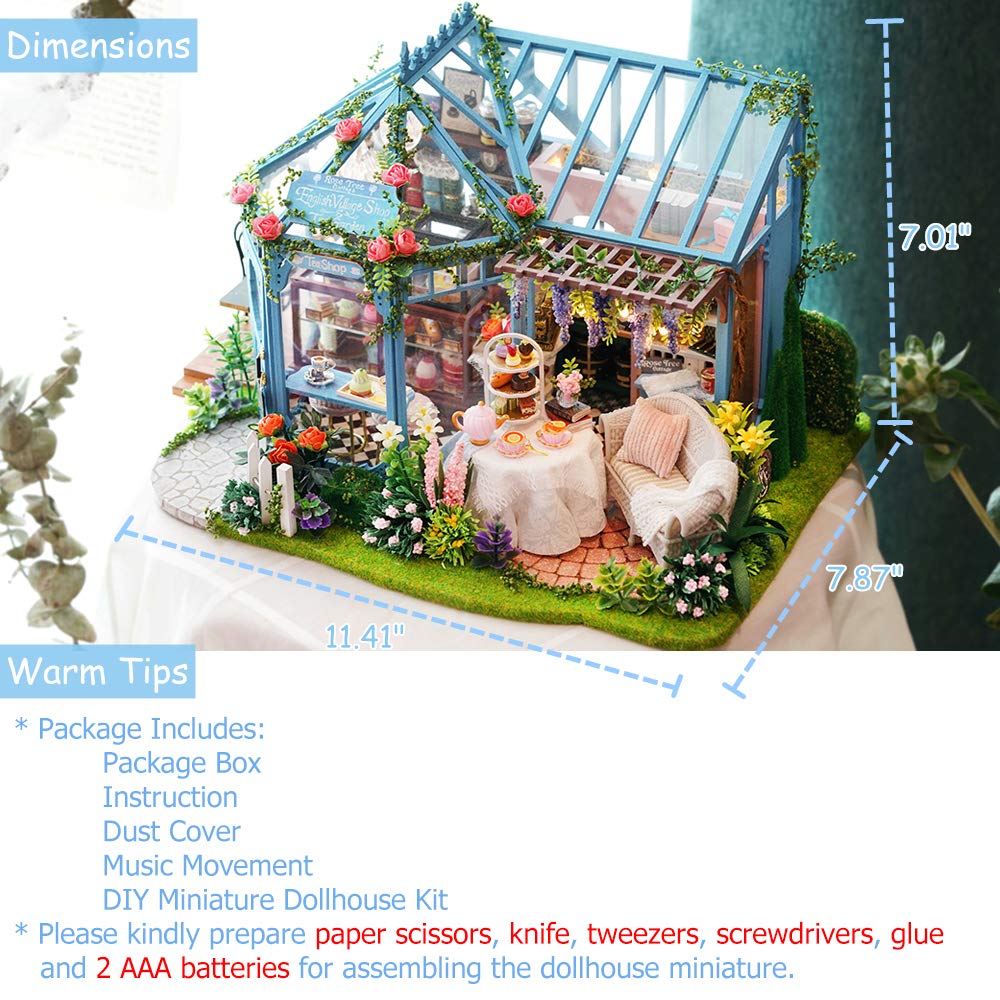TuKIIE dining table and chairs for realistic tea house scenes