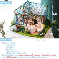 TuKIIE dining table and chairs for realistic tea house scenes