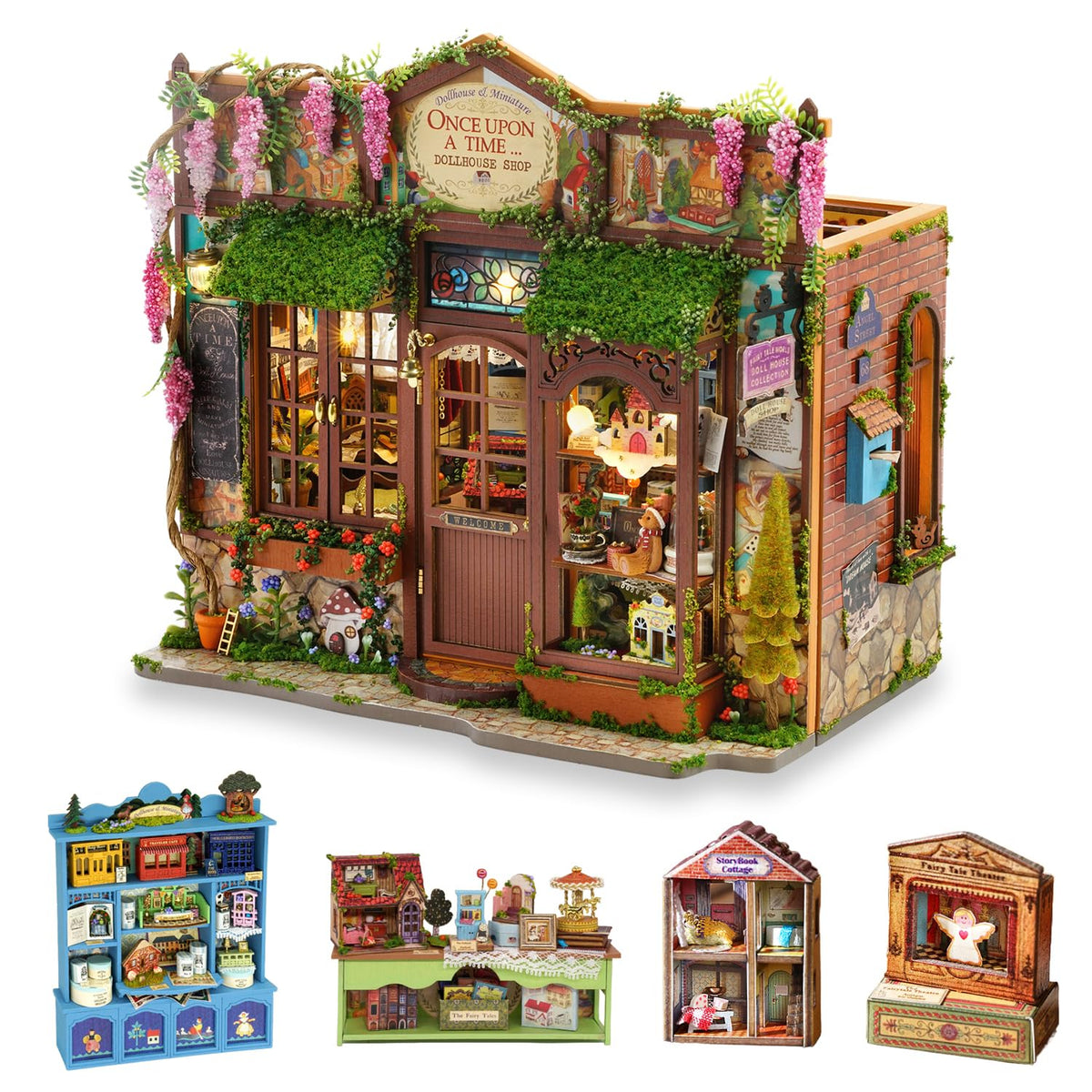 Tukiiie DIY miniature house kit with open design for hands-on creativity