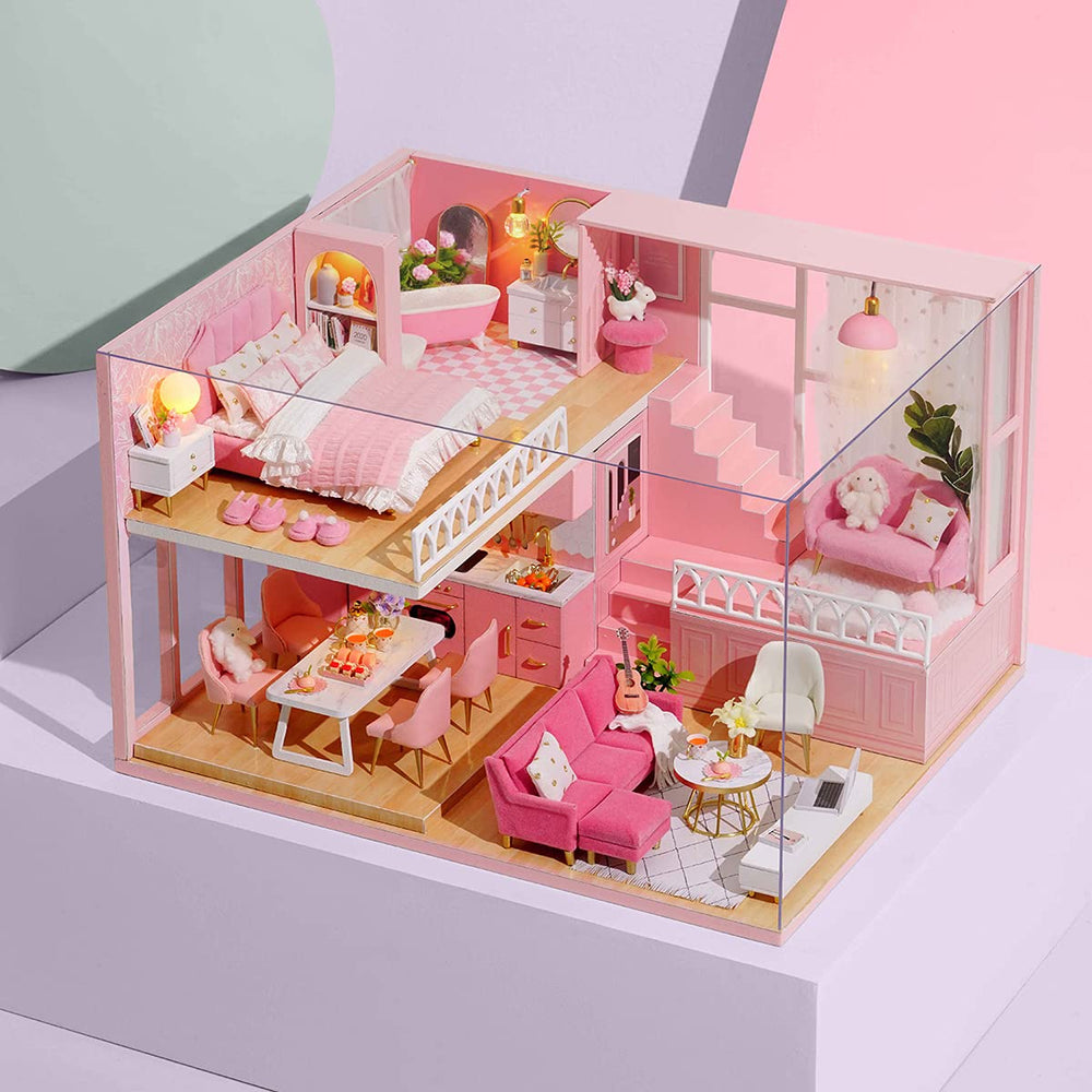 TuKIIE miniature furniture fits perfectly to create a realistic loft look.