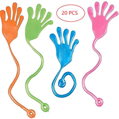 Tuko Sticky Hands stretch action demonstrates playful flexibility for sensory play.