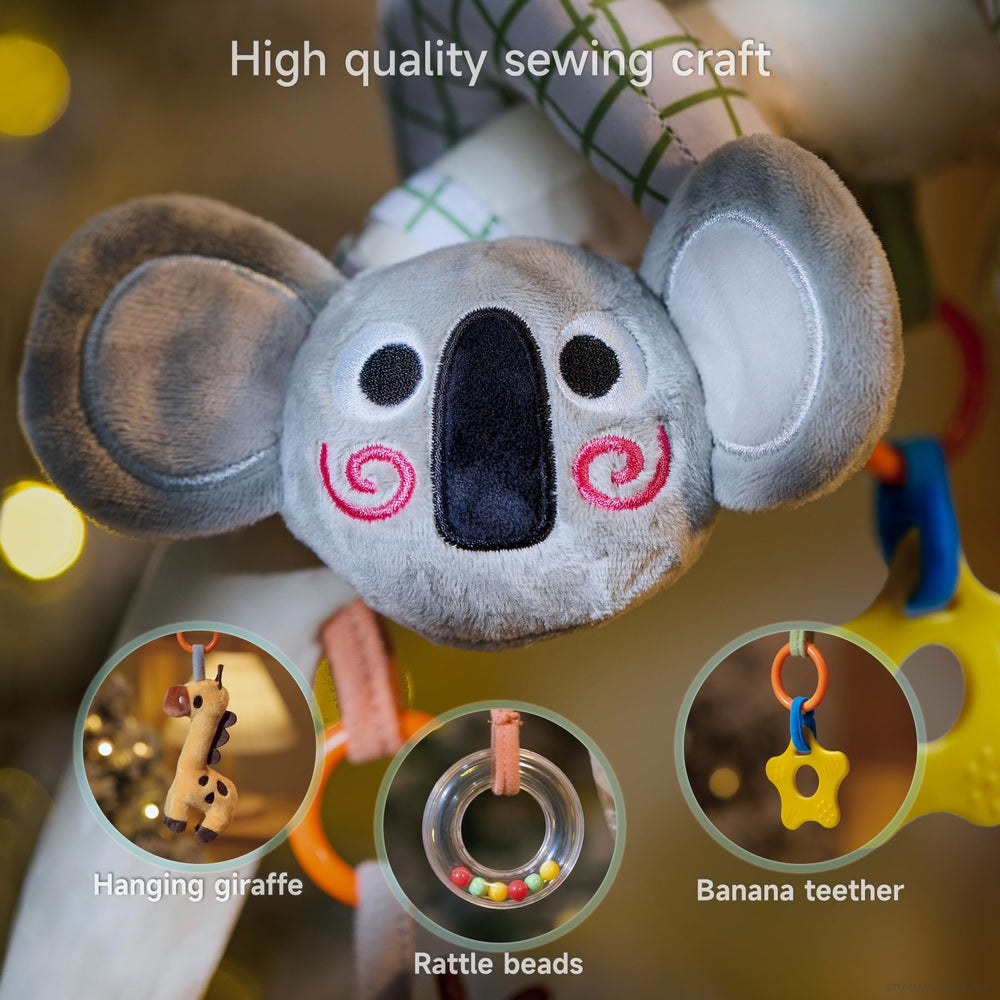 TUMAMA KIDS baby crib bassinet activity toy for on-tap entertainment