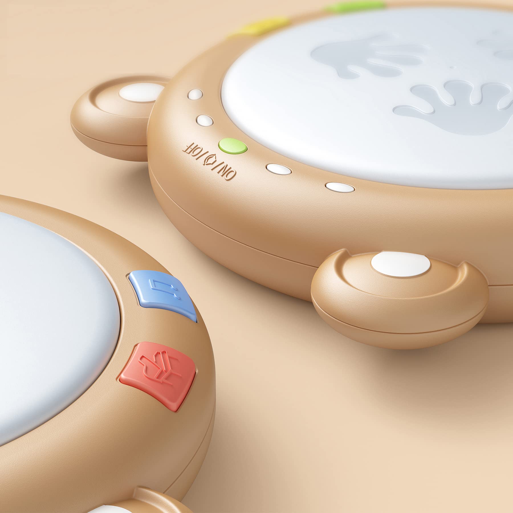 TUMAMA KIDS 2-in-1 toy supports hand development and rhythm curiosity.