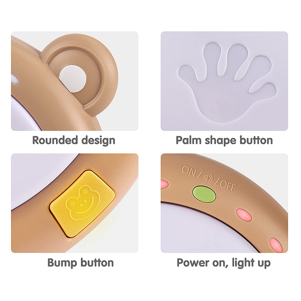 TUMAMA KIDS colorful lights guide rhythm while kids tap along.