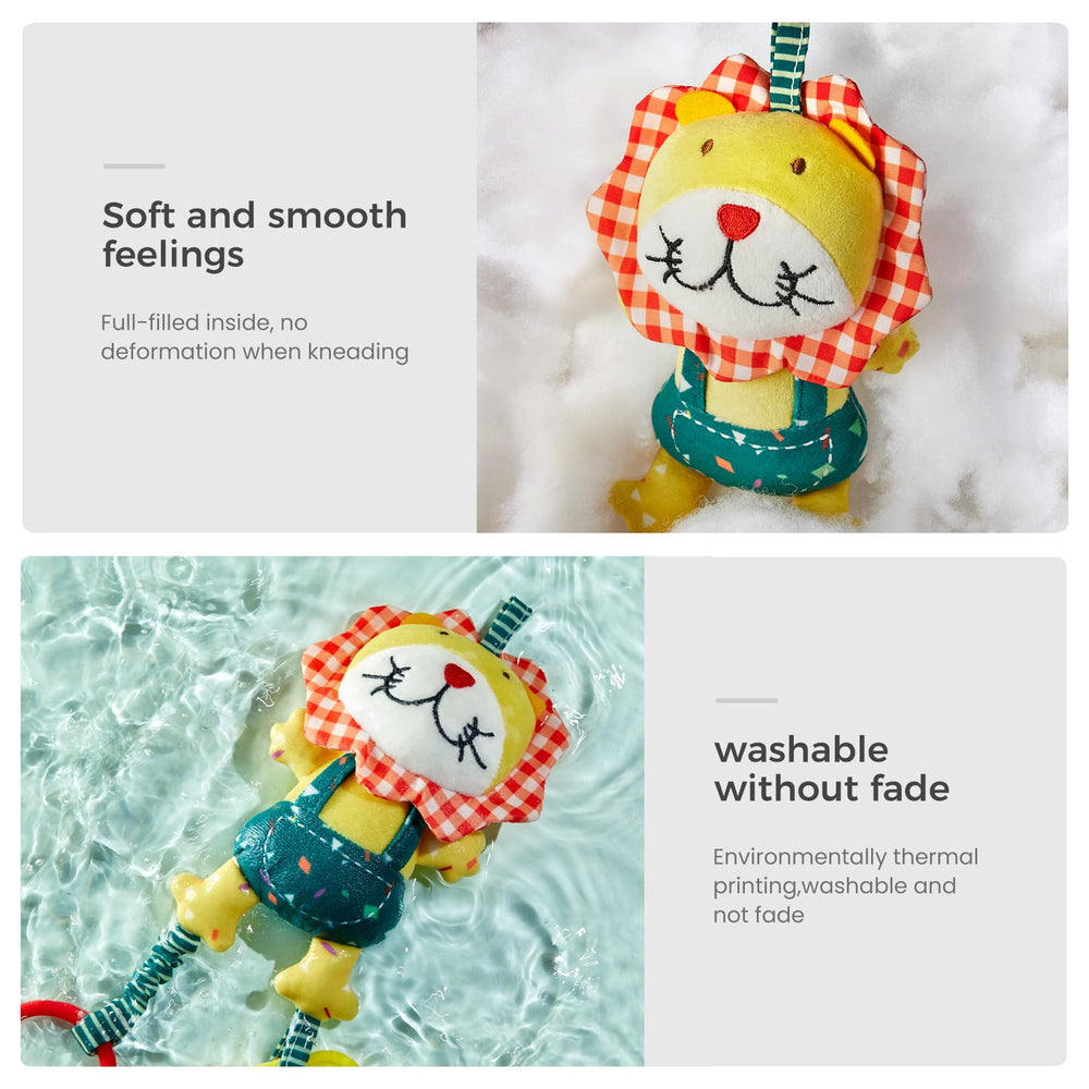 TUMAMA KIDS crinkle sound within rattle for sensory feedback