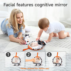 TUMAMA KIDS tummy time setup helps newborns practice lifting and focusing.