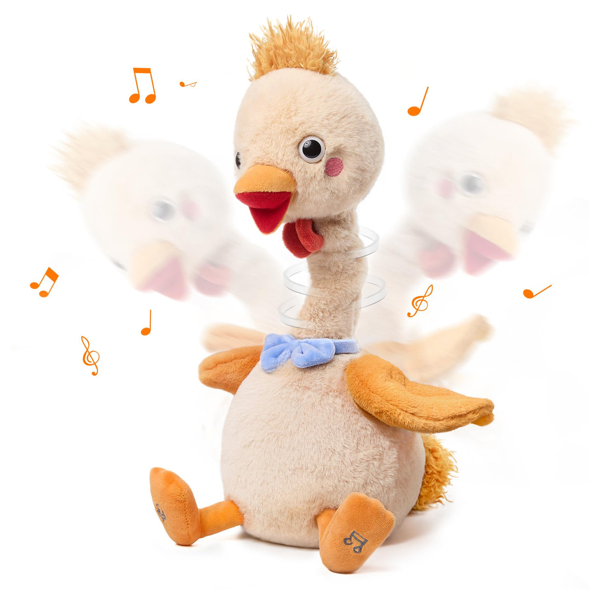 TUMAMA Kids dancing chicken toy neck-twist shows engaging movement for learning