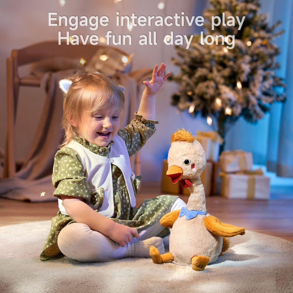 TUMAMA Kids dancing chicken toy invites parent-child interaction during play