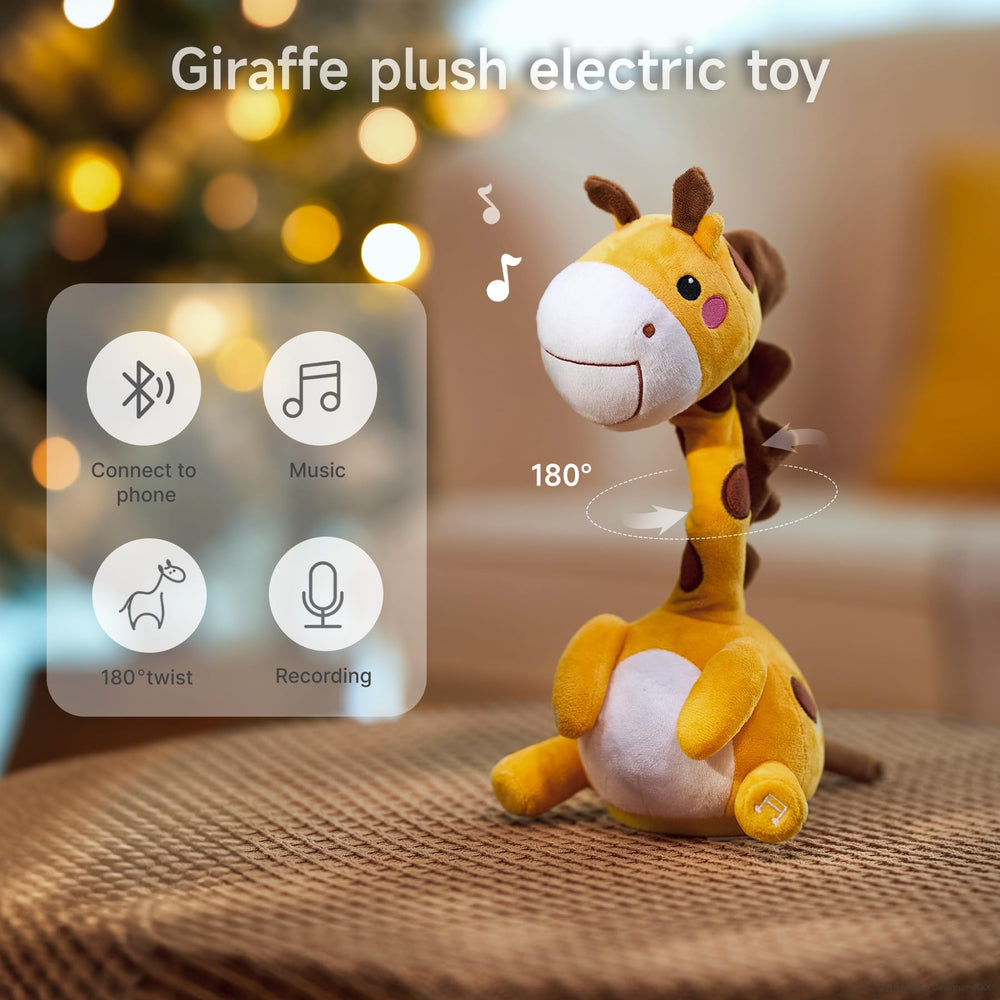 TUMAMA Kids giraffe toy sings colorful songs to brighten playtime.