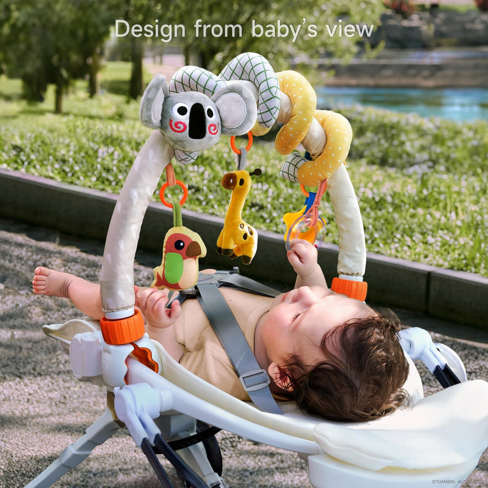 TUMAMA KIDS detachable clip stroller toy enables quick setup for on-the-go play