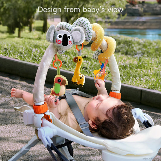 TUMAMA KIDS detachable clip stroller toy enables quick setup for on-the-go play