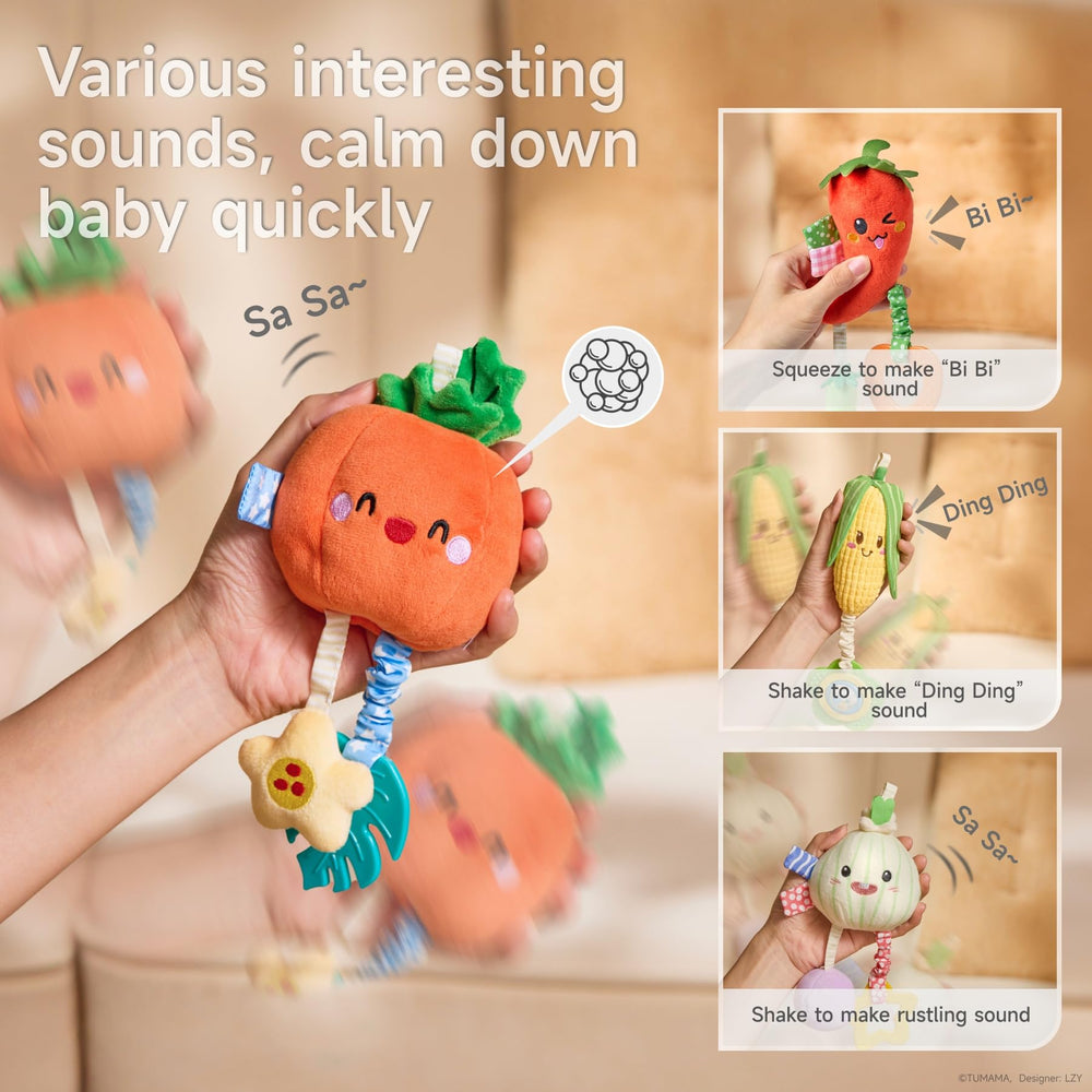 TUMAMA KIDS corn hanging toy with rattle for stroller time