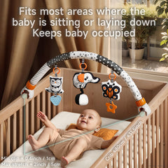 TUMAMA KIDS owls rattle with teether supports early sensorimotor exploration.