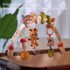 TUMAMA hippo pendant with rattle beads and teether.