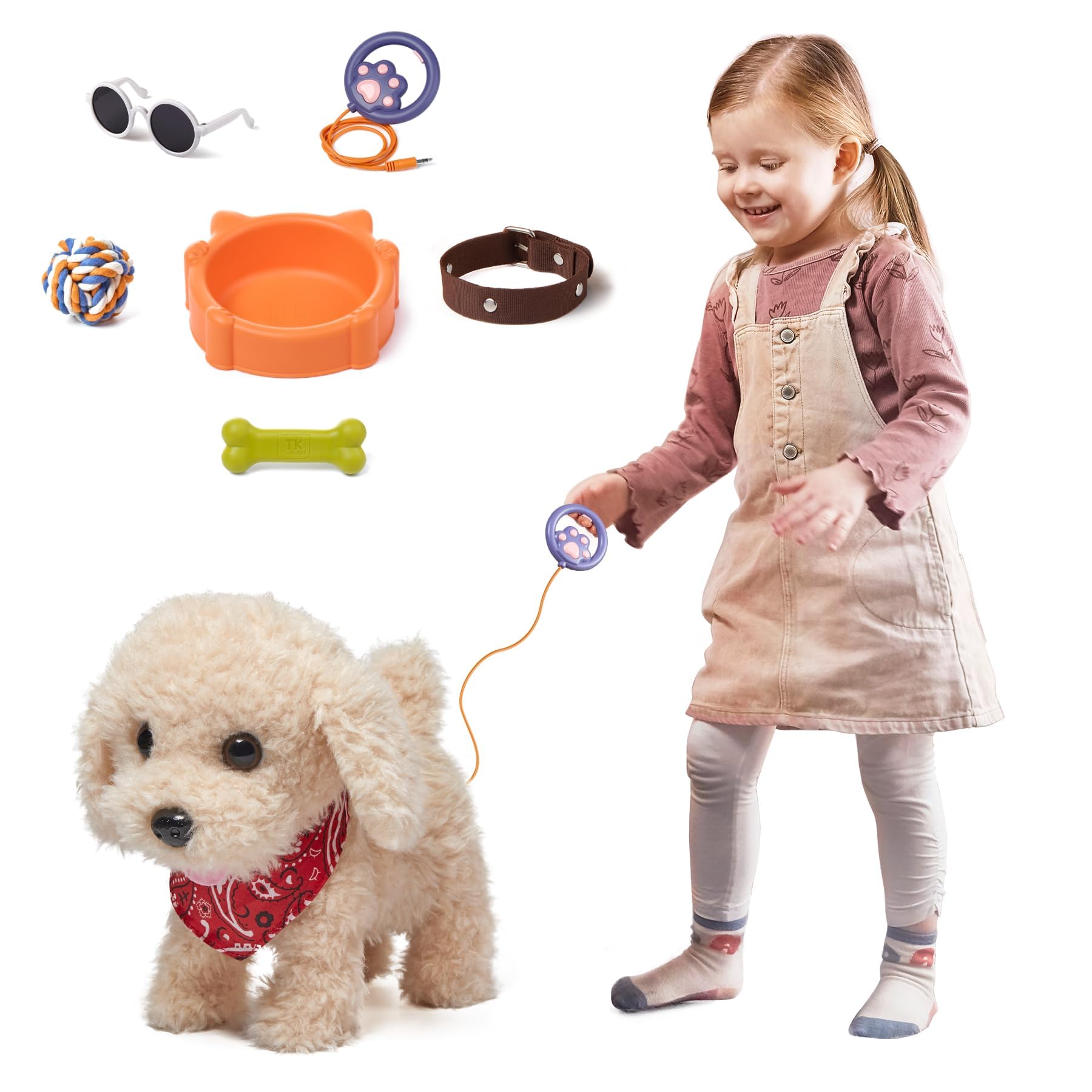 TUMAMA KIDS plush puppy gift-ready packaging for birthdays