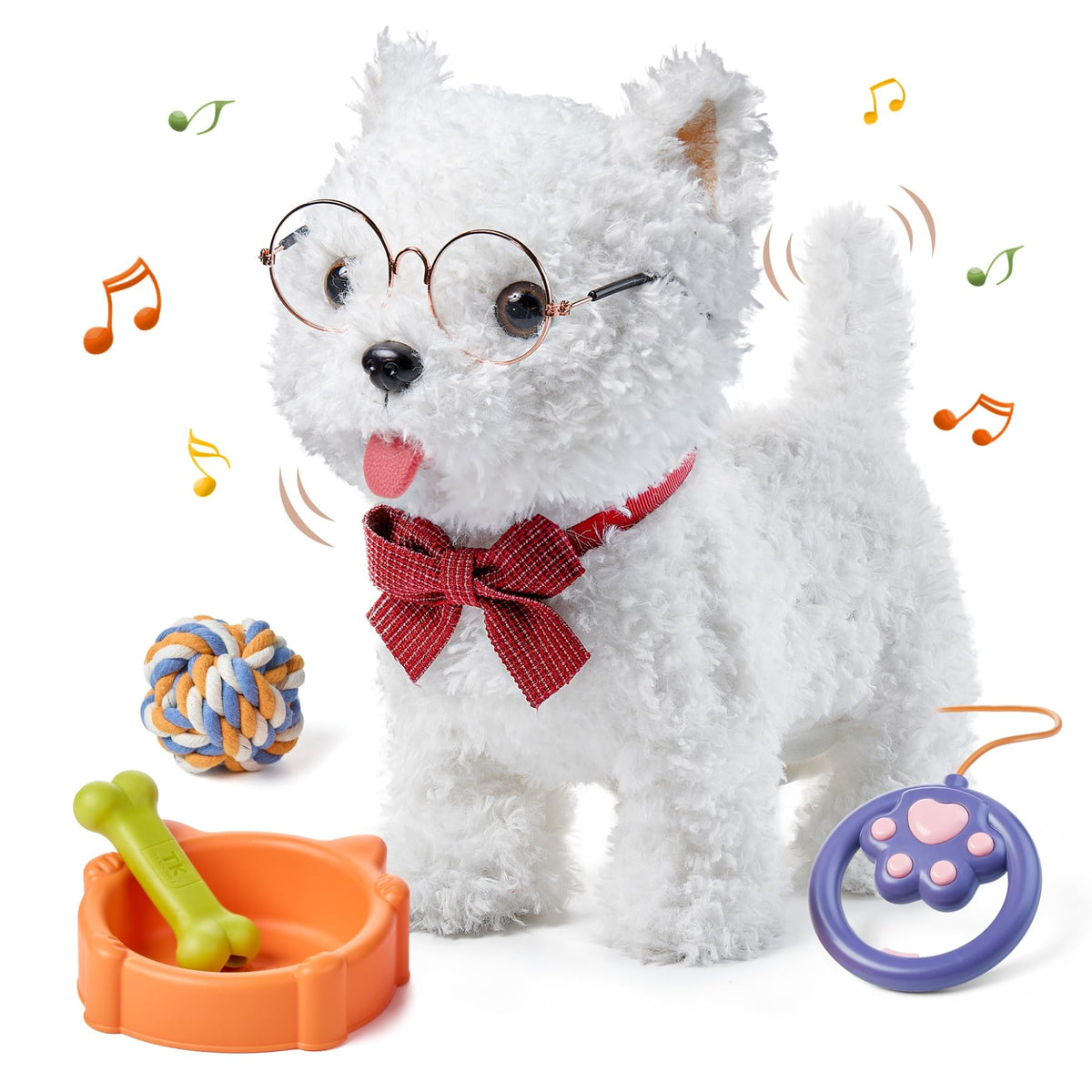 TUMAMA KIDS plush puppy walking engages kids in safe, interactive play.