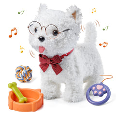 TUMAMA KIDS plush puppy walking engages kids in safe, interactive play.