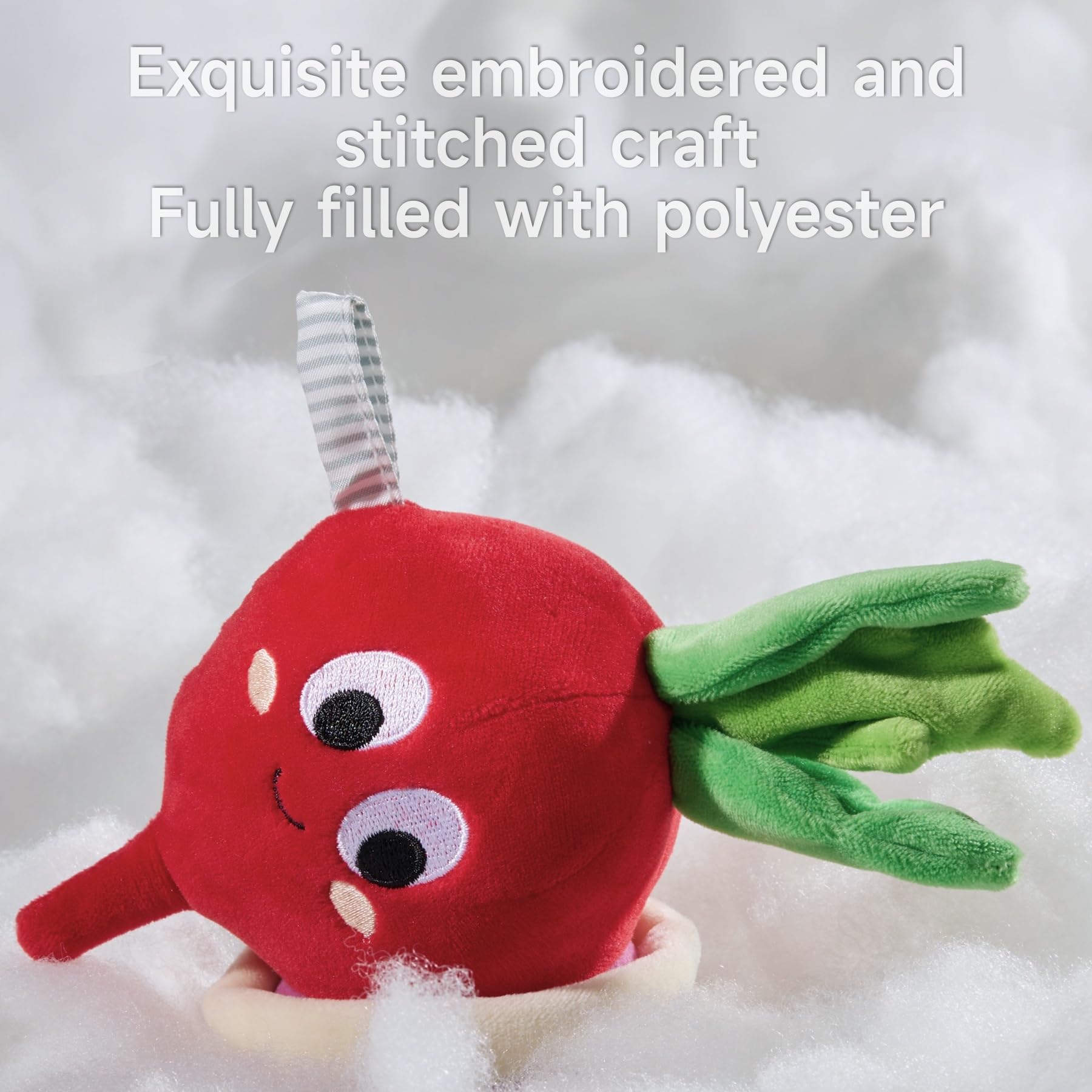 TUMAMA Kids cabbage toy for crib attachment encourages grasping