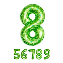 TUMEYET 40 inch letter number balloon 8 for bold birthday display