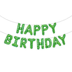 TUMEYET Happy Birthday foil letters banner for vibrant party decor