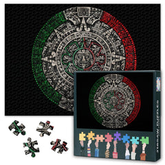 TUMOVO Aztec Sun Stone puzzle box with premium packaging for gifting