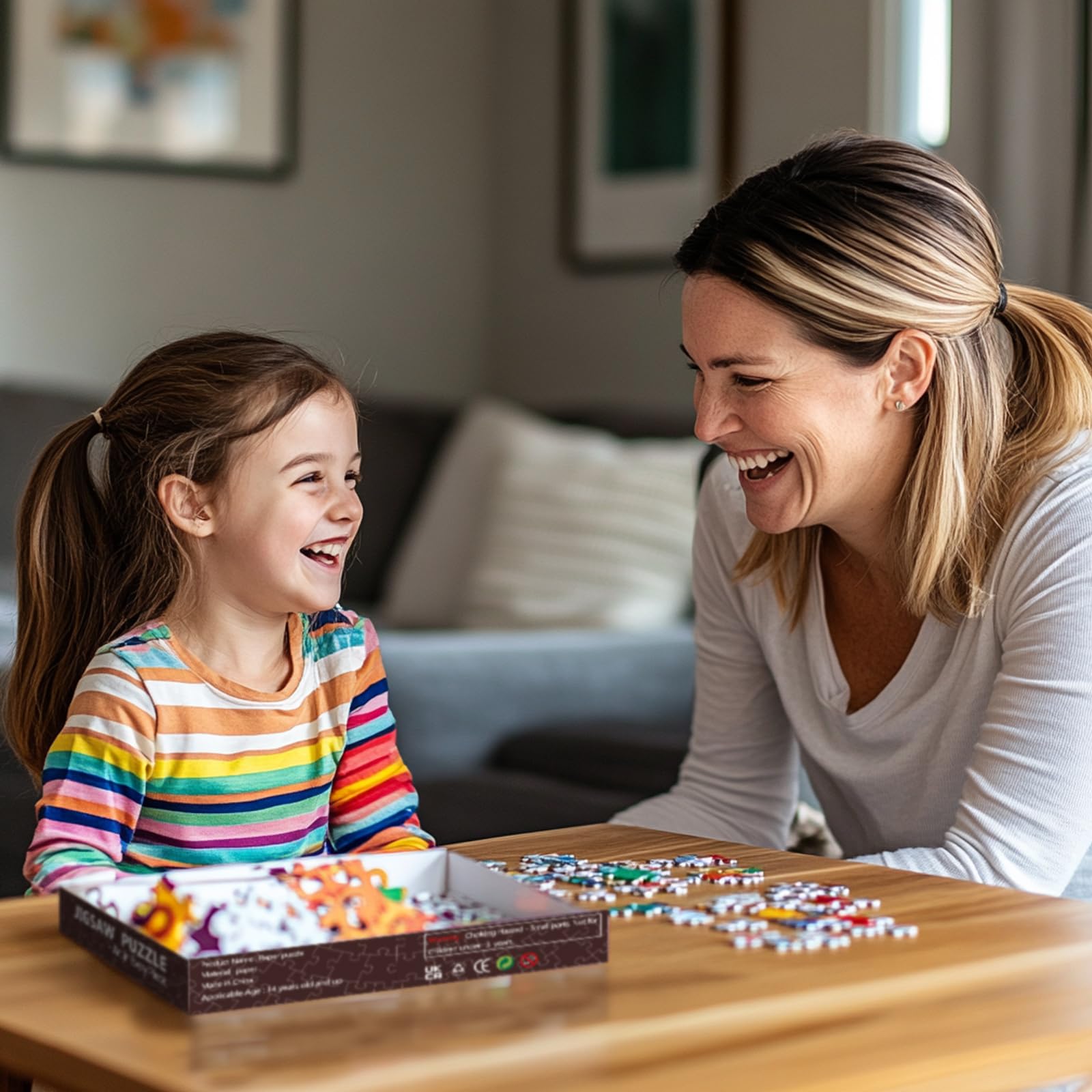 Tumovo puzzle-table-friendly design suits any surface for easy setup.