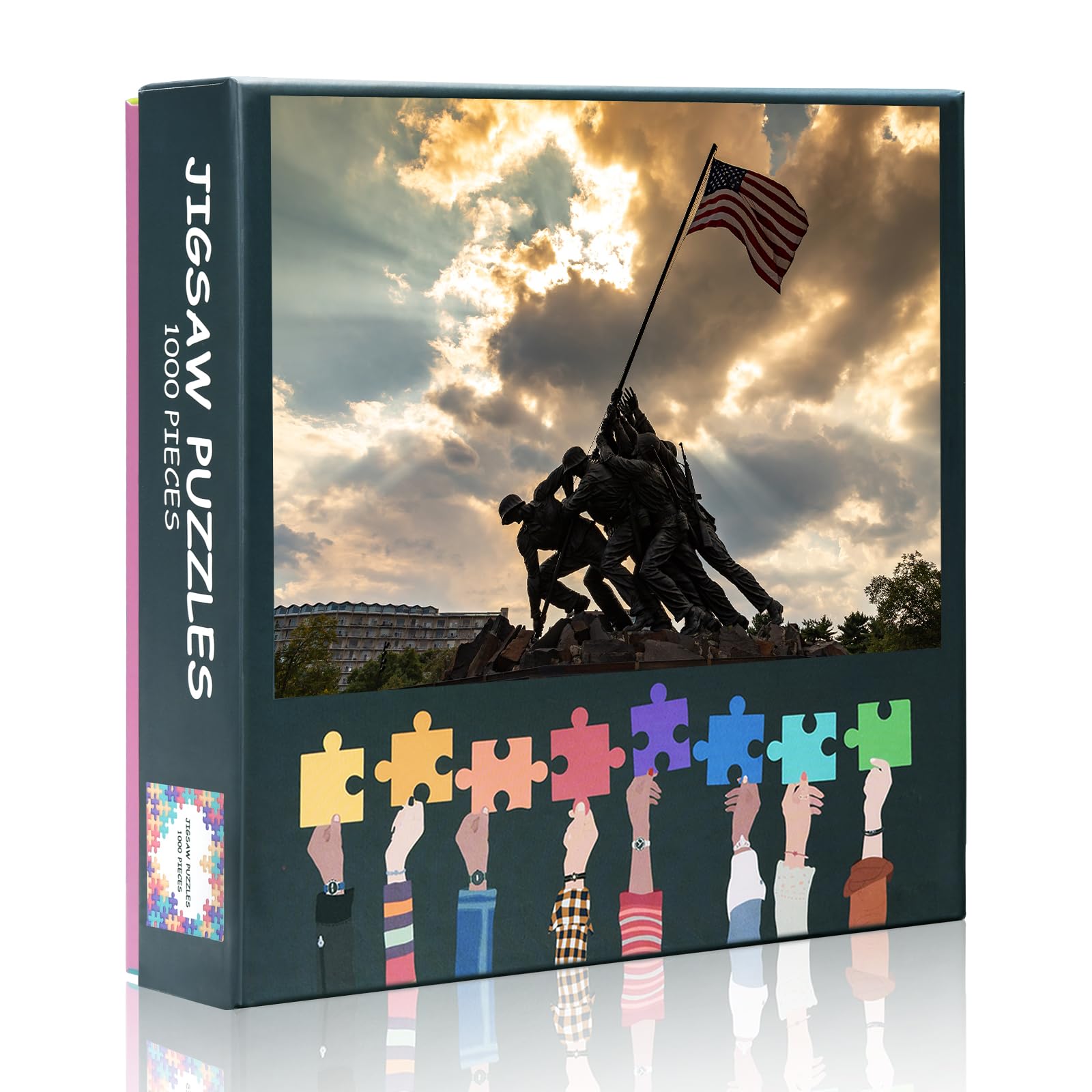 TUMOVO puzzle-home-decor-display demonstrates finished art brightening any room.
