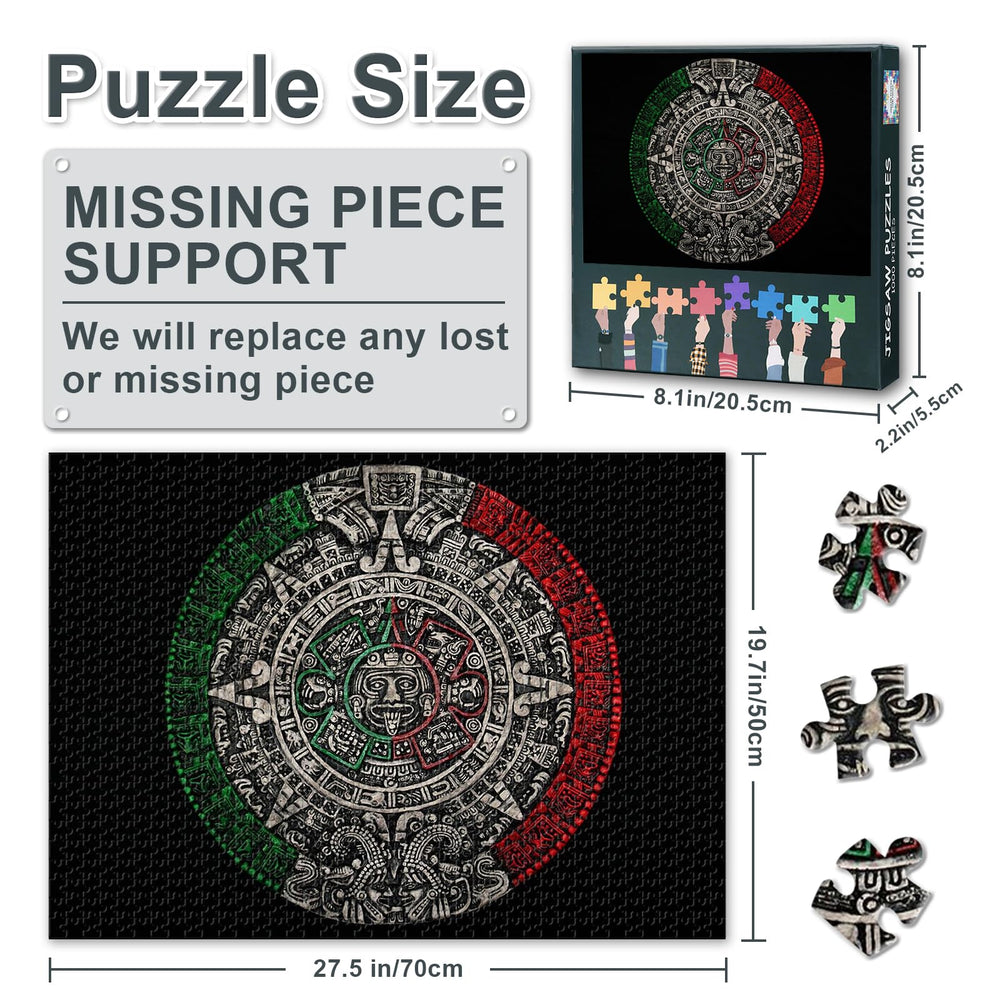 TUMOVO puzzle pieces with back letters for easier sorting and assembly