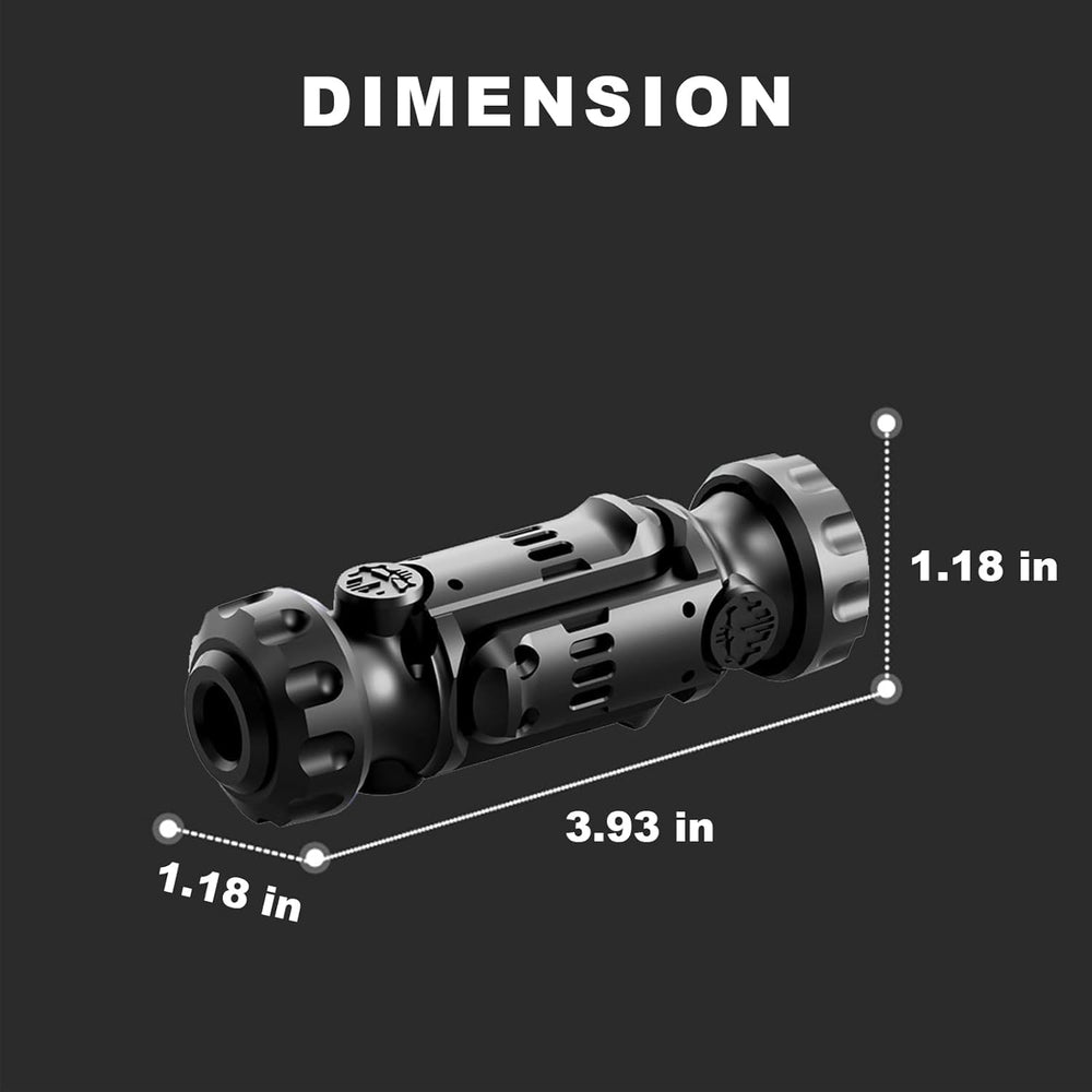 Tungsten Steel Fidget Gun Toy ideal for adults at work travel or home.