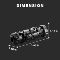 Tungsten Steel Fidget Gun Toy ideal for adults at work travel or home.