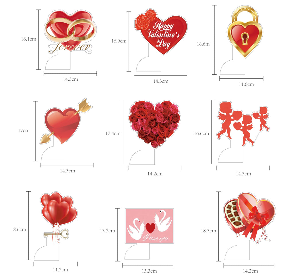 TUOCYERD LOVE letters honeycomb centerpiece as charming focal point