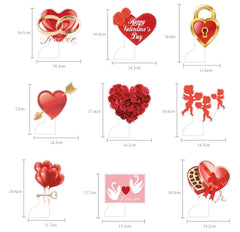 TUOCYERD LOVE letters honeycomb centerpiece as charming focal point