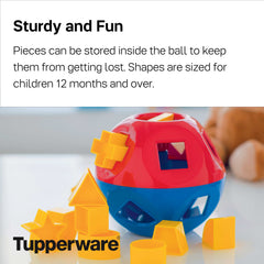 Safe, easy-to-grip pieces invite little hands to explore shapes.