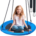 TURFEE 40-inch saucer swing blue seat for backyard fun and quick setup