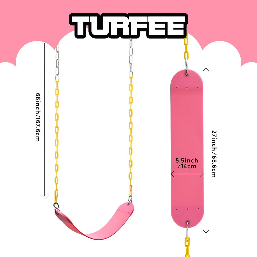 TURFEE Easy installation with snap hooks and adjustable height